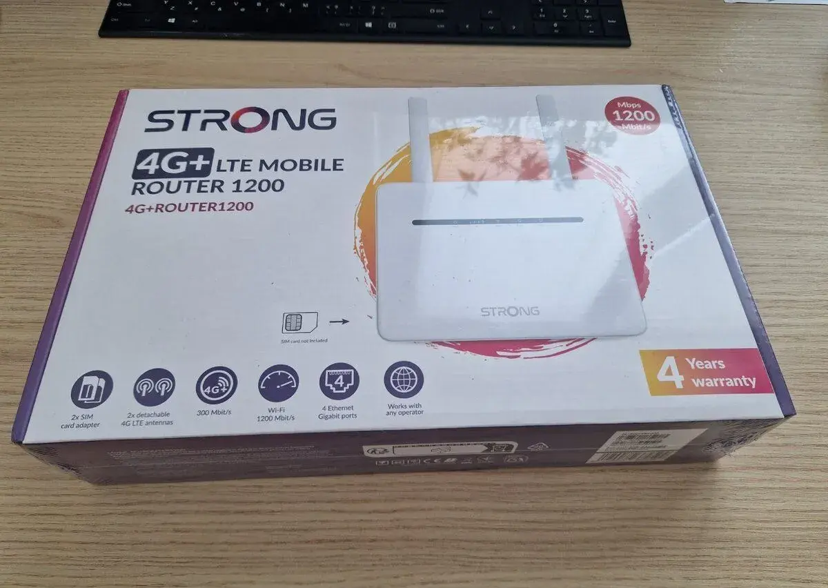 STRONG 4G+ LTE router 1200 – NOVÝ, nerozbalený