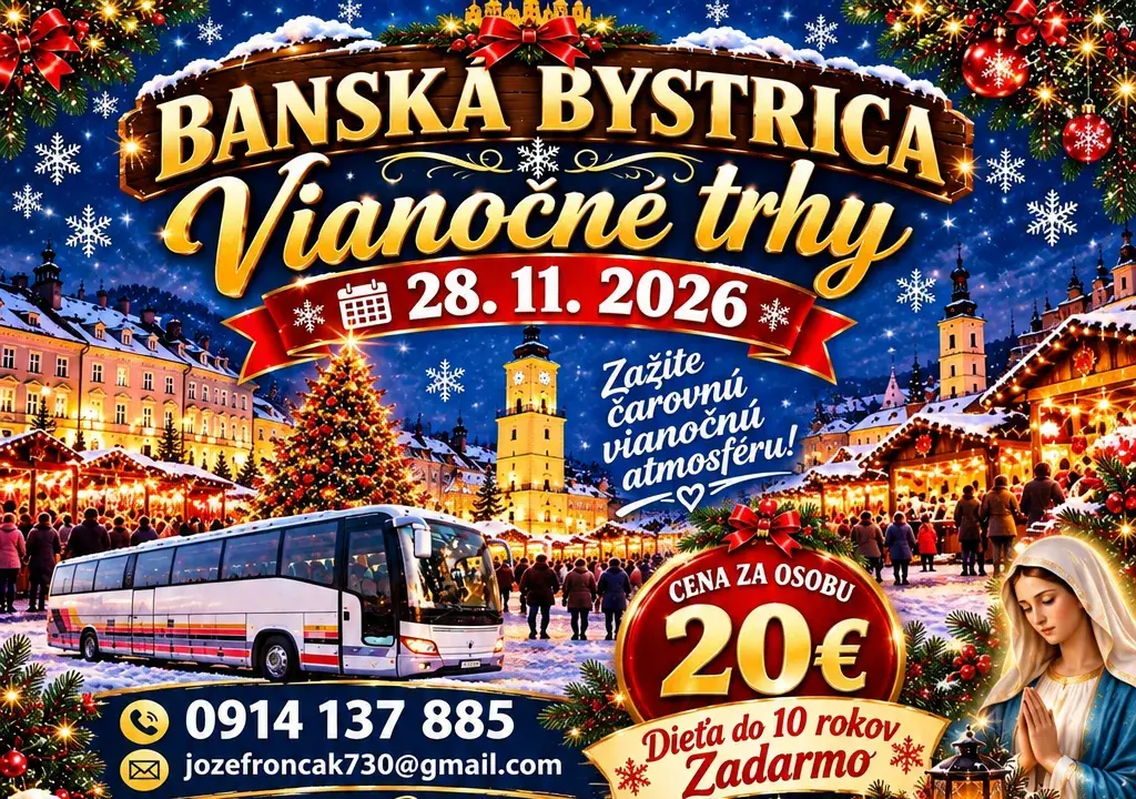 VIANOČNE TRHY BANSKA BYSTRICA a KRAKOW