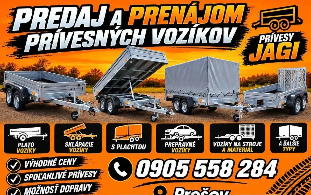 Privesny vozik Jagi