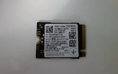 256GB SSD SAMSUNG PM991 NVMe