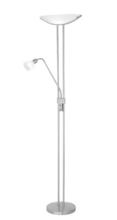 Stmievateľná stojacia lampa BAYA 1 matný chróm