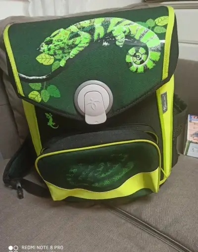 Školská taška pre prvákov, Behmil,Chameleón