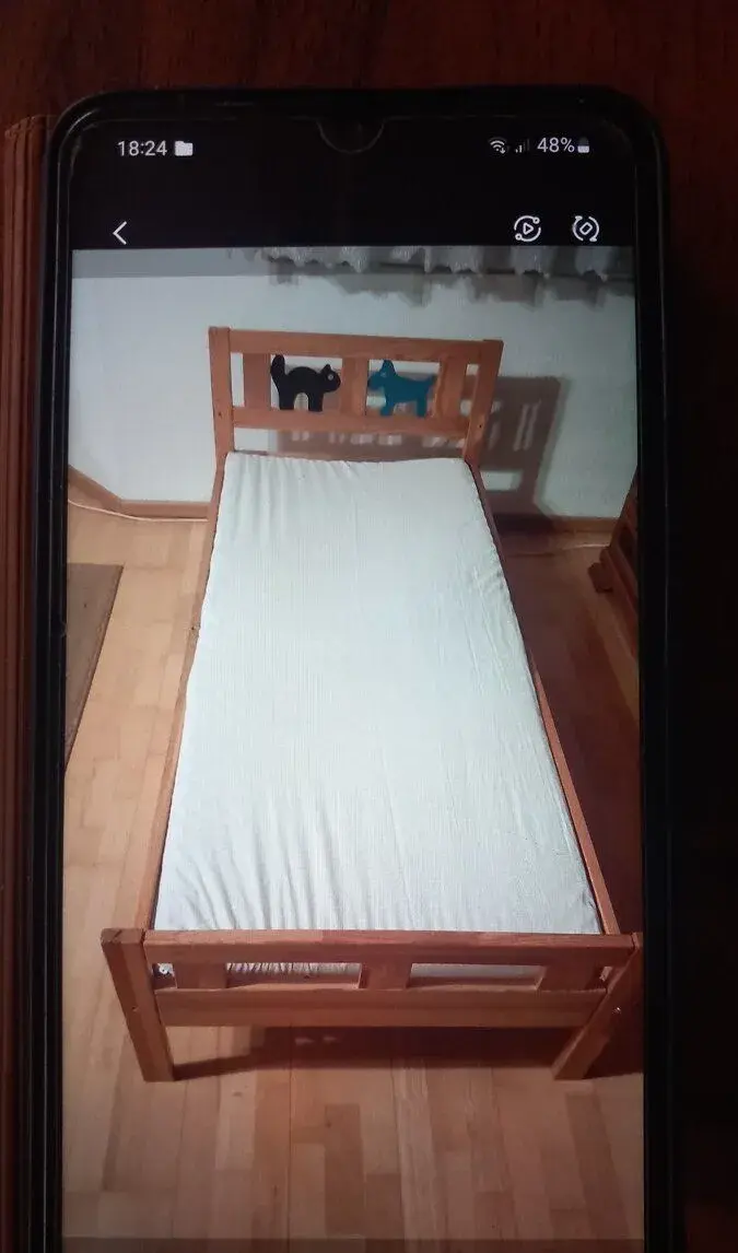 Detská posteľ s matracom70/160cm