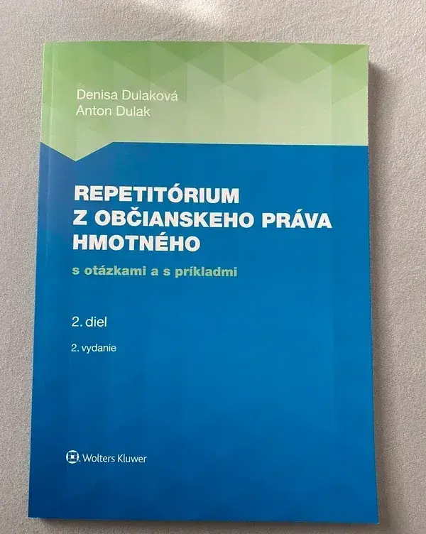 Repetitórium z občianskeho práva hmotného 2. diel 2. vydanie