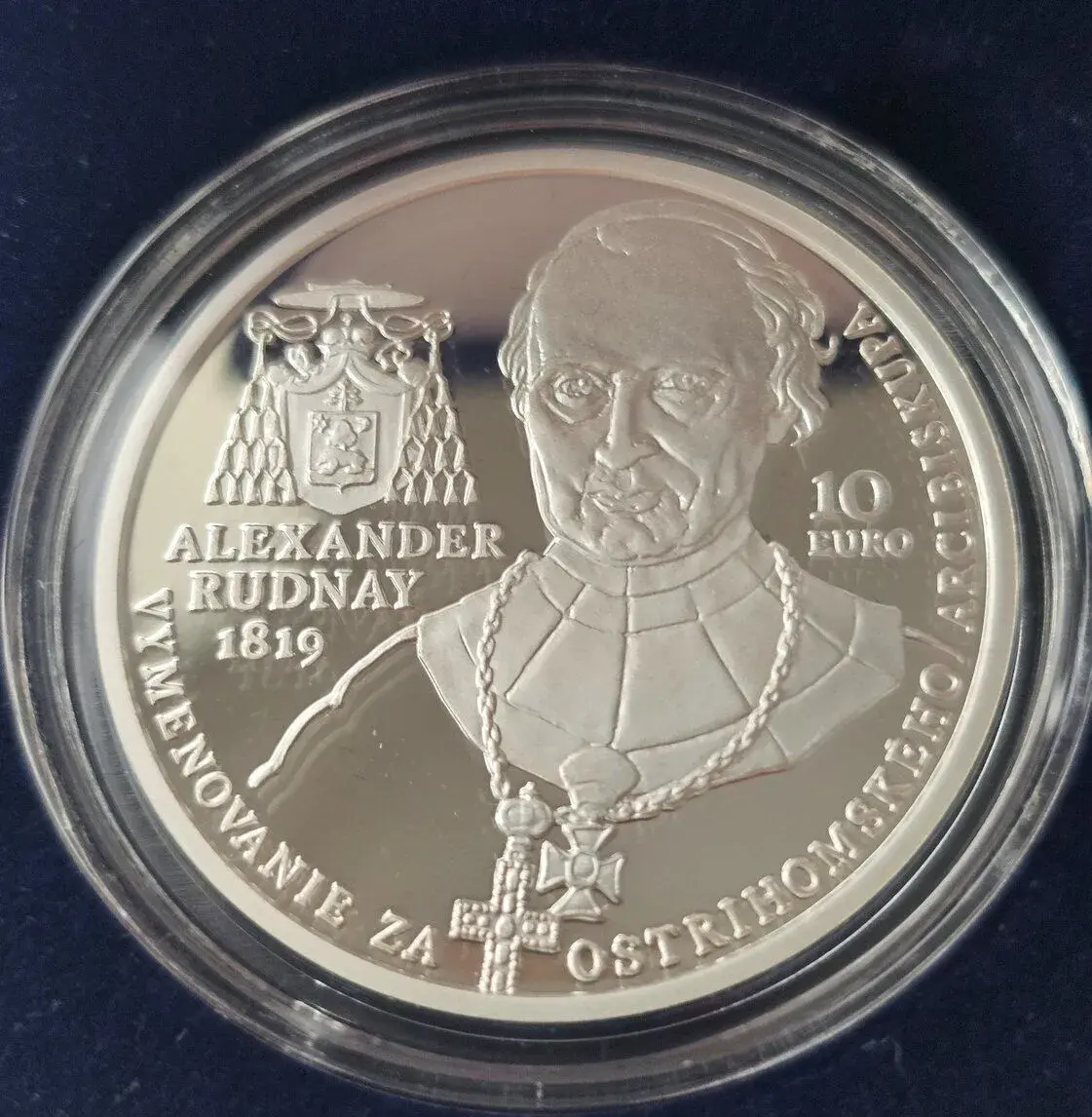 10€ strieborná minca Alexander Rudnay (2019) PROOF