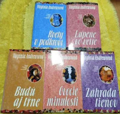 5x Andrewsová Virginia--Pentalógia Kvety v podkroví--komplet