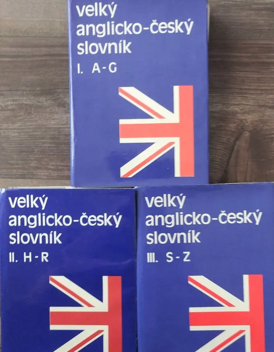 Veľký anglicko-český slovník 3 diely