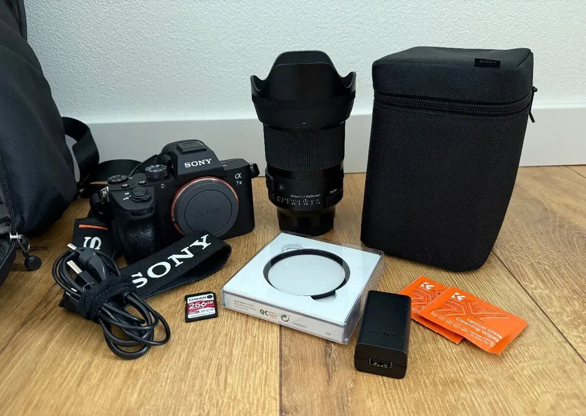 Fotoaparát Sony Alpha 7 III + objektív Sigma 35mm f/1.4