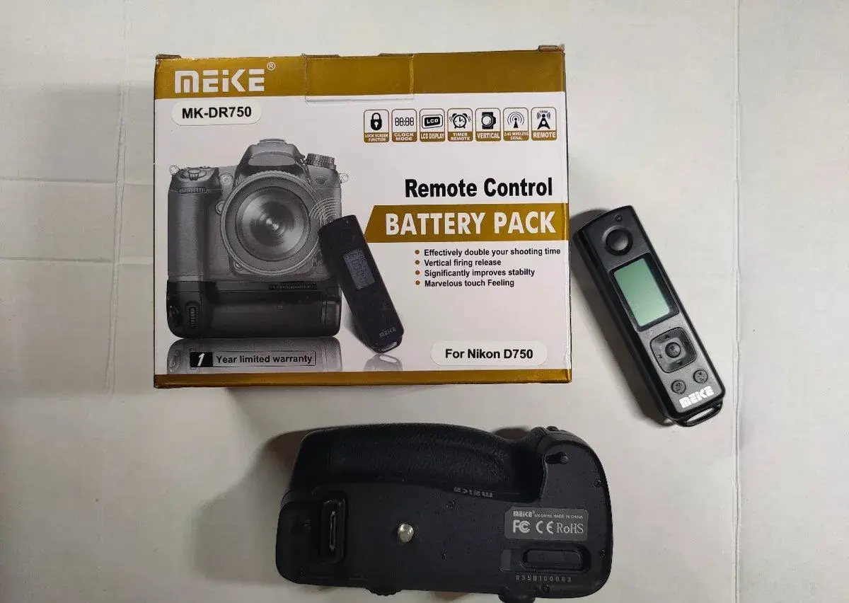 Batériovy grip pre Nikon D750 a diaľkové ovládanie