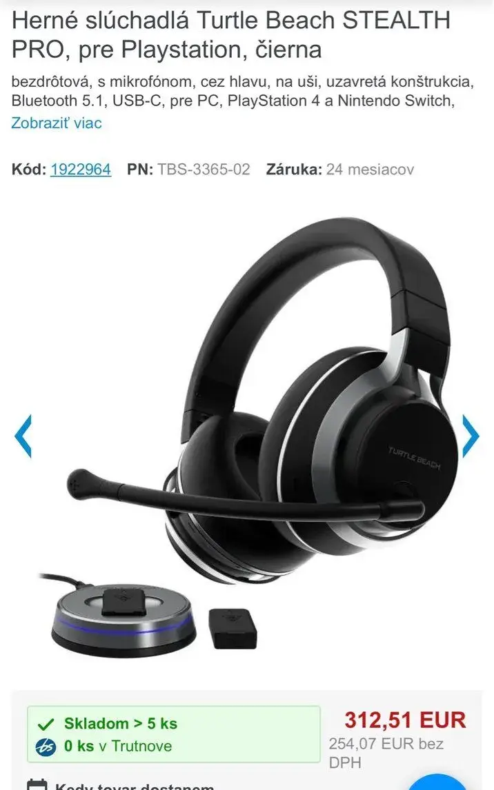 Turtle Beach Stealth Pro pre PlayStation