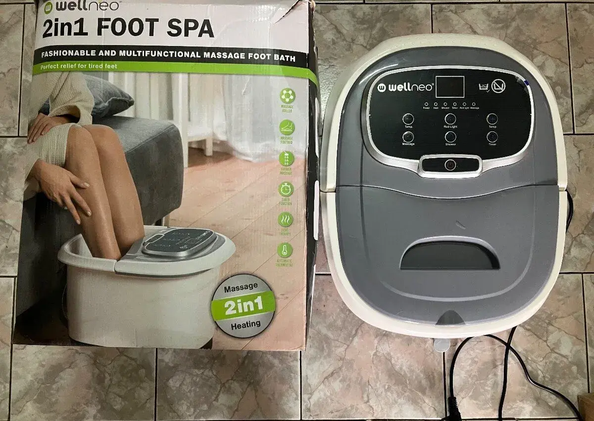 Masážny prístroj na nohy Wellneo 2in1 foot spa