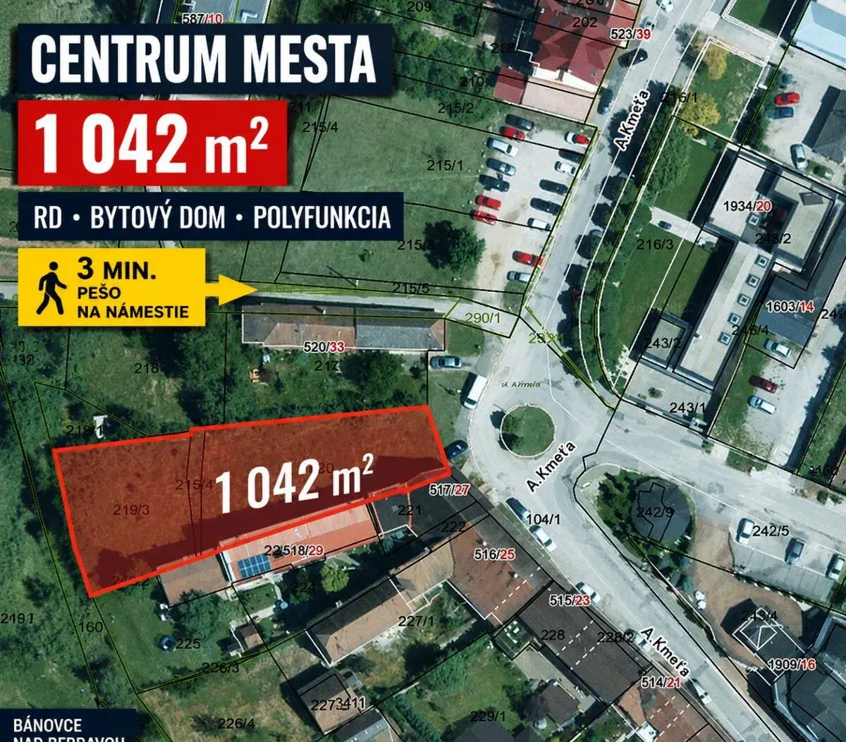 Pozemok v priamom centre – bývanie aj investícia