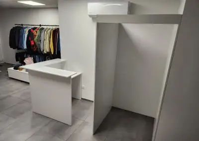 Prezliekacú kabínu