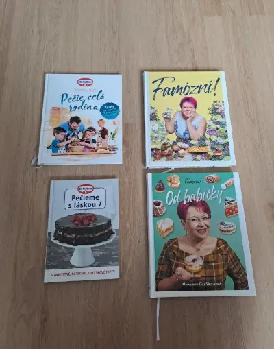 Kucharske knihy famozni a dr. Oetker