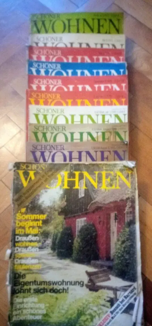 retro časopis o bývaní Shöner wohnen