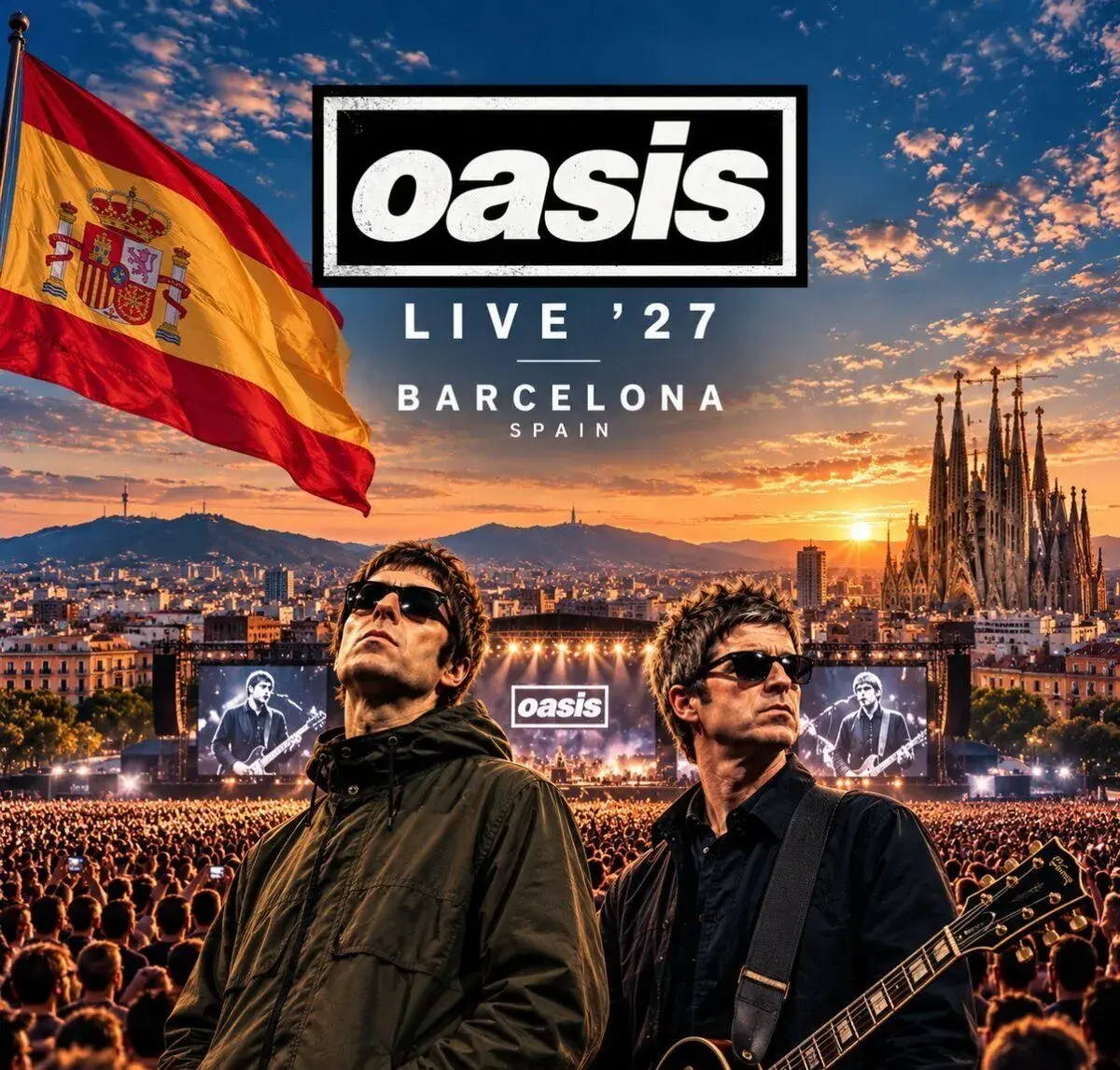 🎸 OASIS LIVE ’27 – BARCELONA