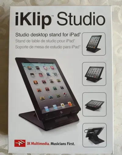iKlip Studio – stolový stojan na iPad / tablet