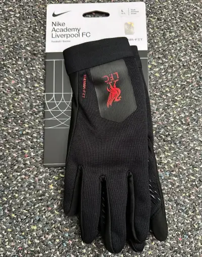 Nike Liverpool Player Gloves Academy Therma-FIT - Black Kids