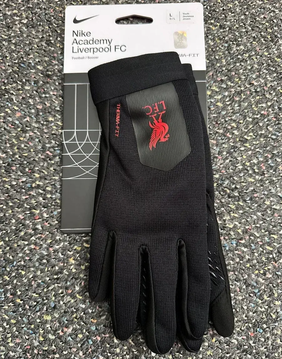 Nike Liverpool Player Gloves Academy Therma-FIT - Black Kids
