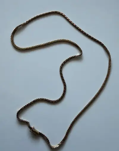 Masívna zlatá retiazka 18K (750) – Ženevský vzor, 19g, 60cm