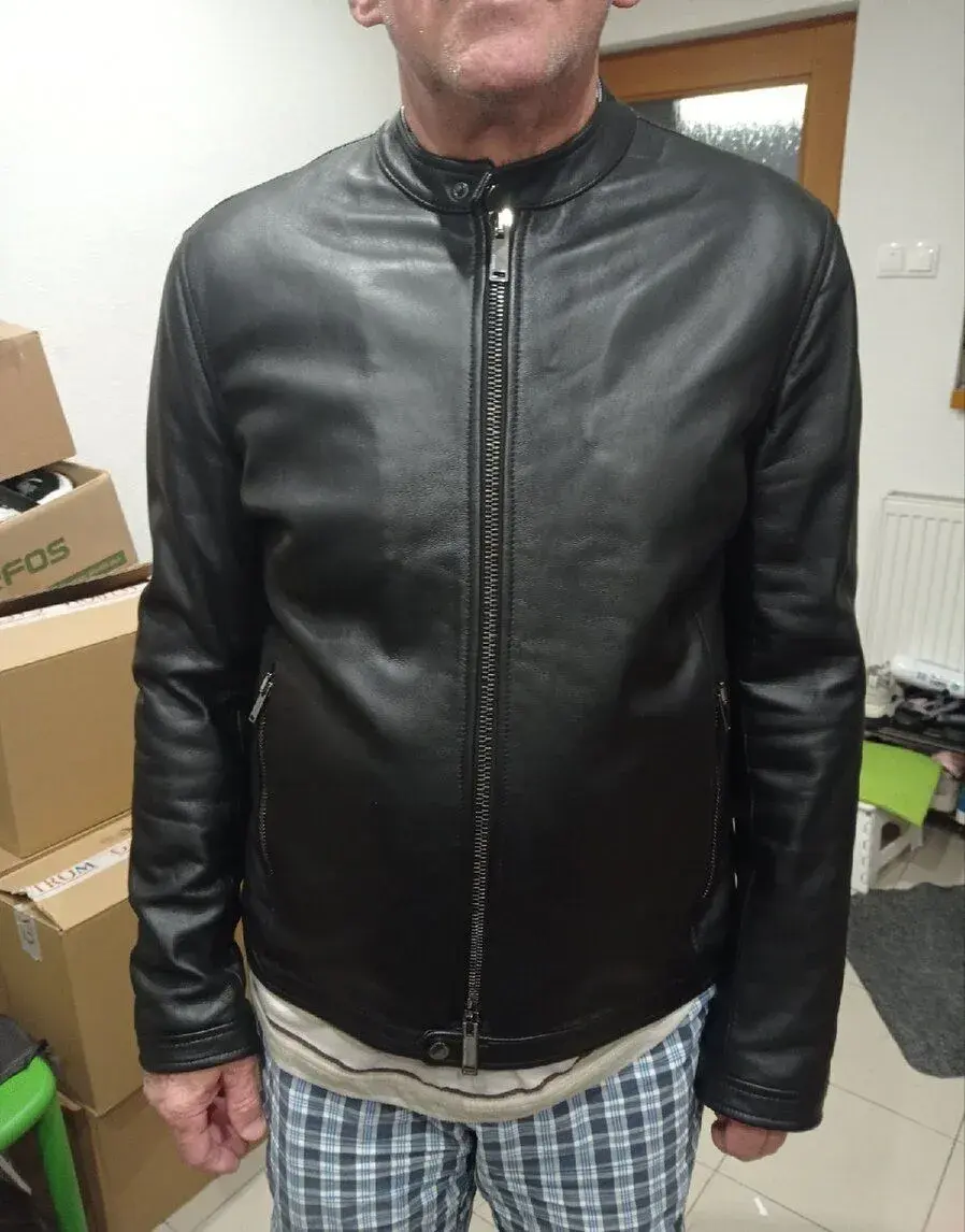 Kożena bunda panska L nove 130€