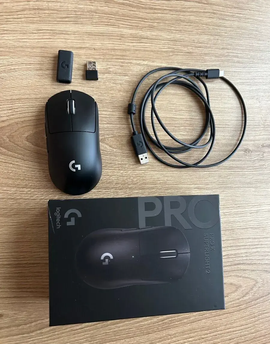 Logitech PRO X Superlight 2, čierna