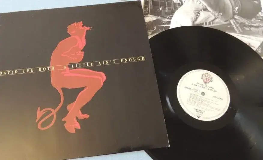 David Lee Roth - A Little Ain't Enough Vinyl LP 1991 German
