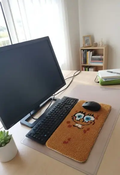 Podložka pod ruky ku klávesnici počítača