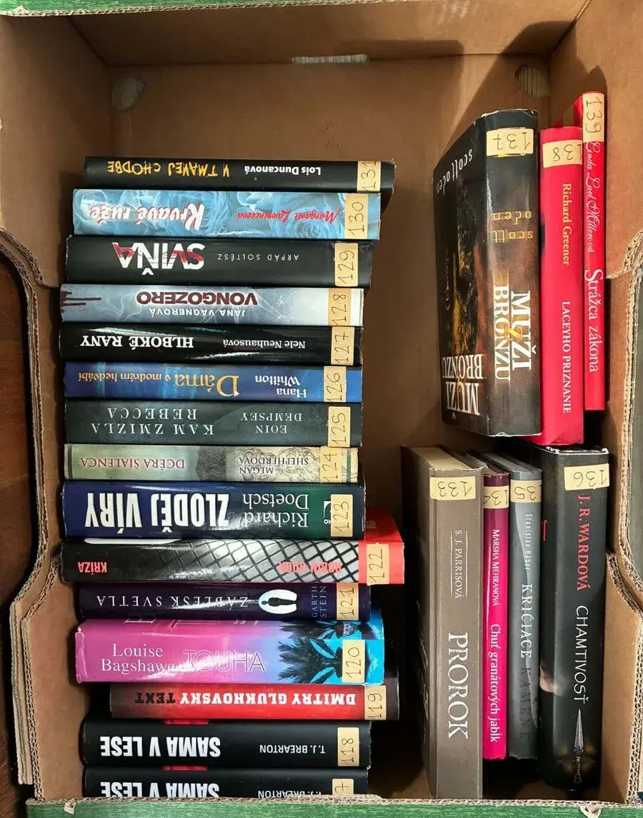 Veľký lot cca 135 kníh – krimi, thrillery, fantasy, horor a