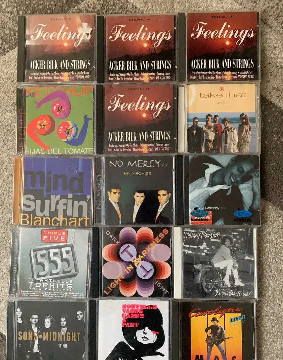 Cd komplet spolu 95 ks spolu 100€