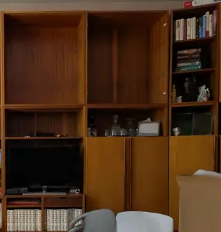 Retro obývacia stena Dřevotvar Žilina (IFIS) – 3 moduly + TV
