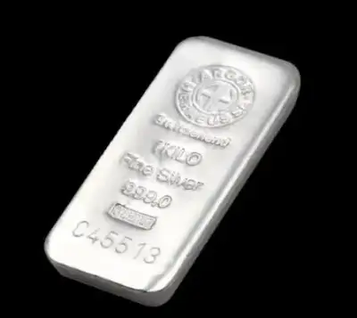 1 kg Argor Heraeus strieborná tehla