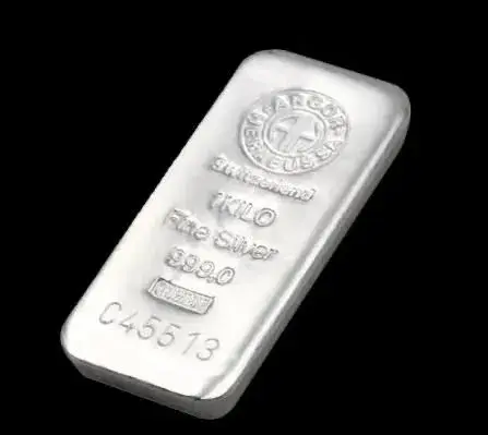 1 kg Argor Heraeus strieborná tehla