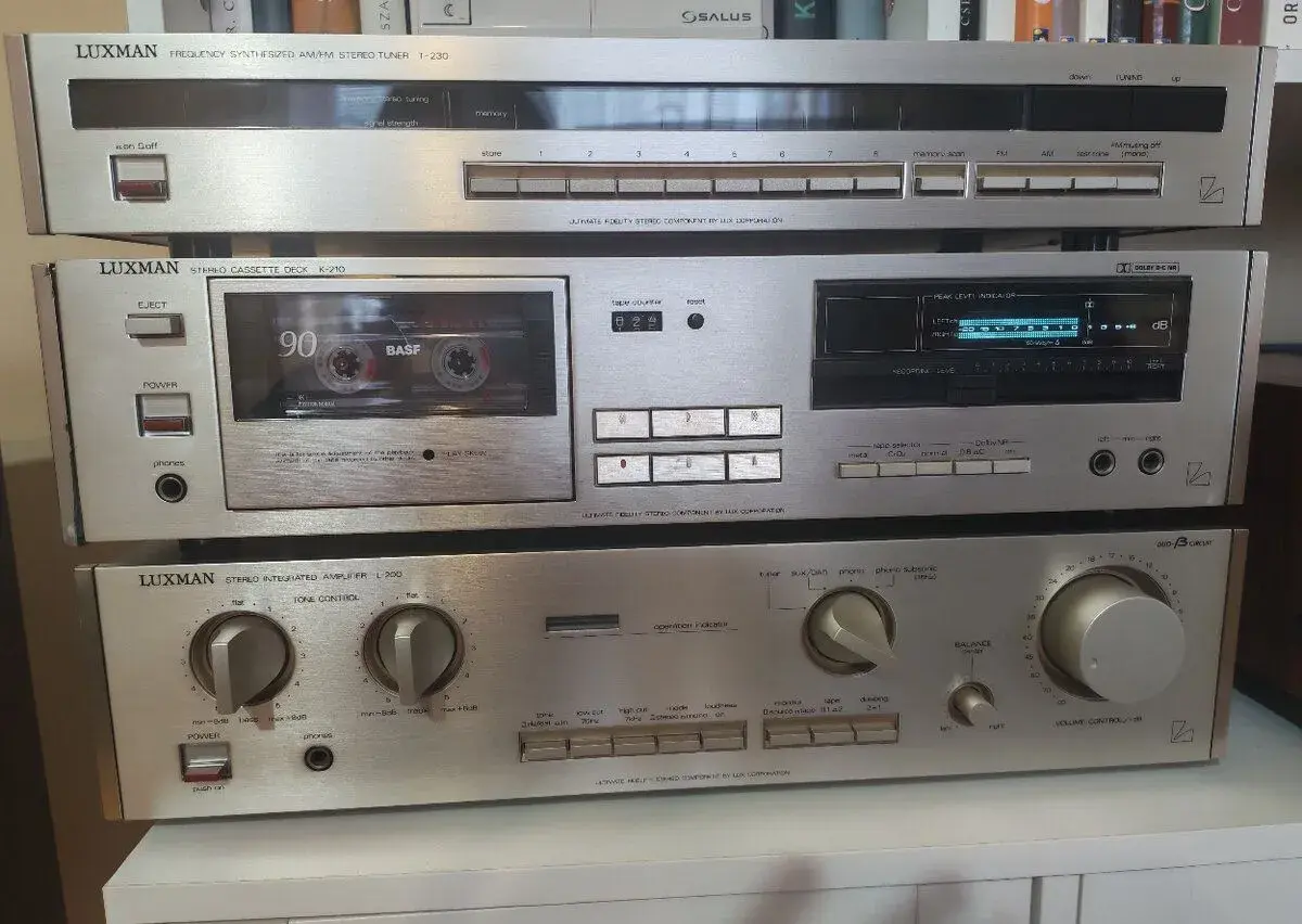 Vintage hifi veža Luxman + reprosústava Wharfedale Linton 2