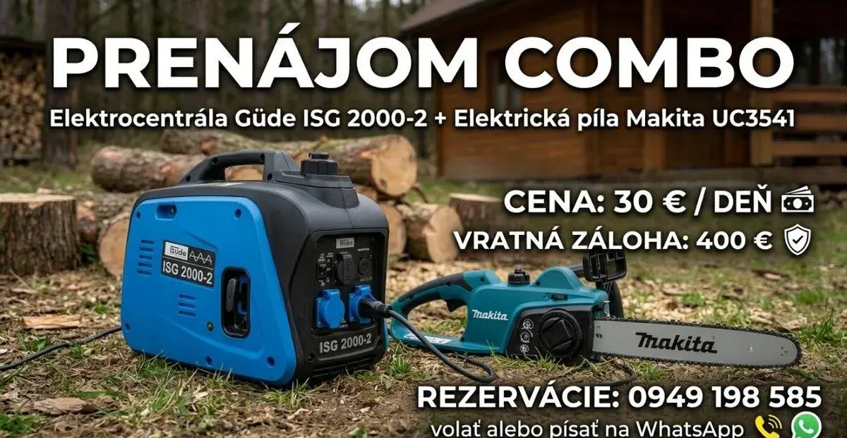 Palivové drevo, narež si sám (PRENÁJOM)