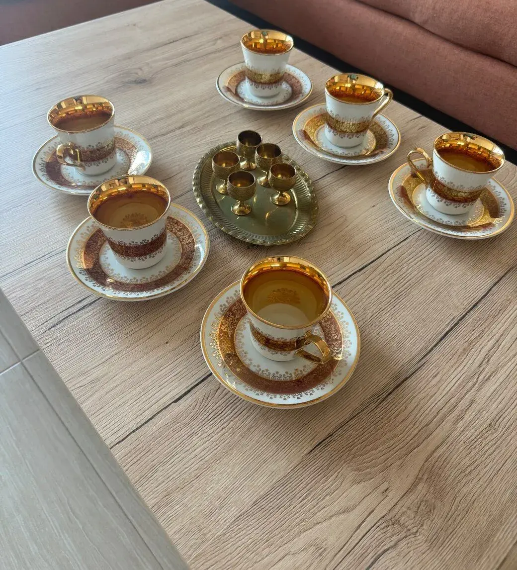 Retro porcelánová kávová súprava JSK – Made in Czechoslovaki