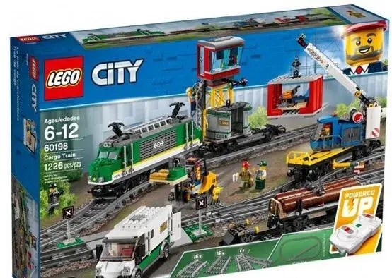 LEGO 60198 CITY Train (vlak je s navodmi a krabicou)