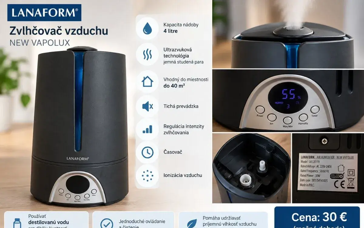 Zvlhčovač vzduchu LANAFORM New Vapolux