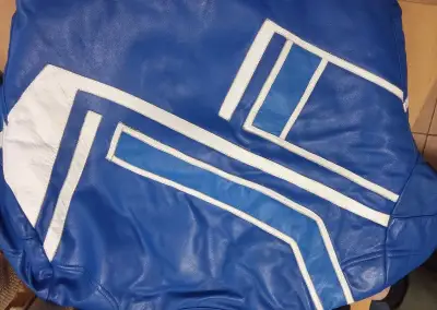 Dámsky motorkárský set kožený bunda + nohavice