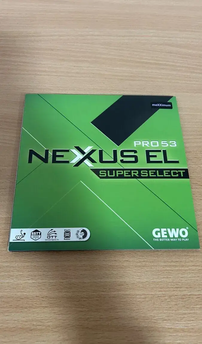 Gewo Nexxus El pro 53 superselect a Yasaka Rakza 7 soft