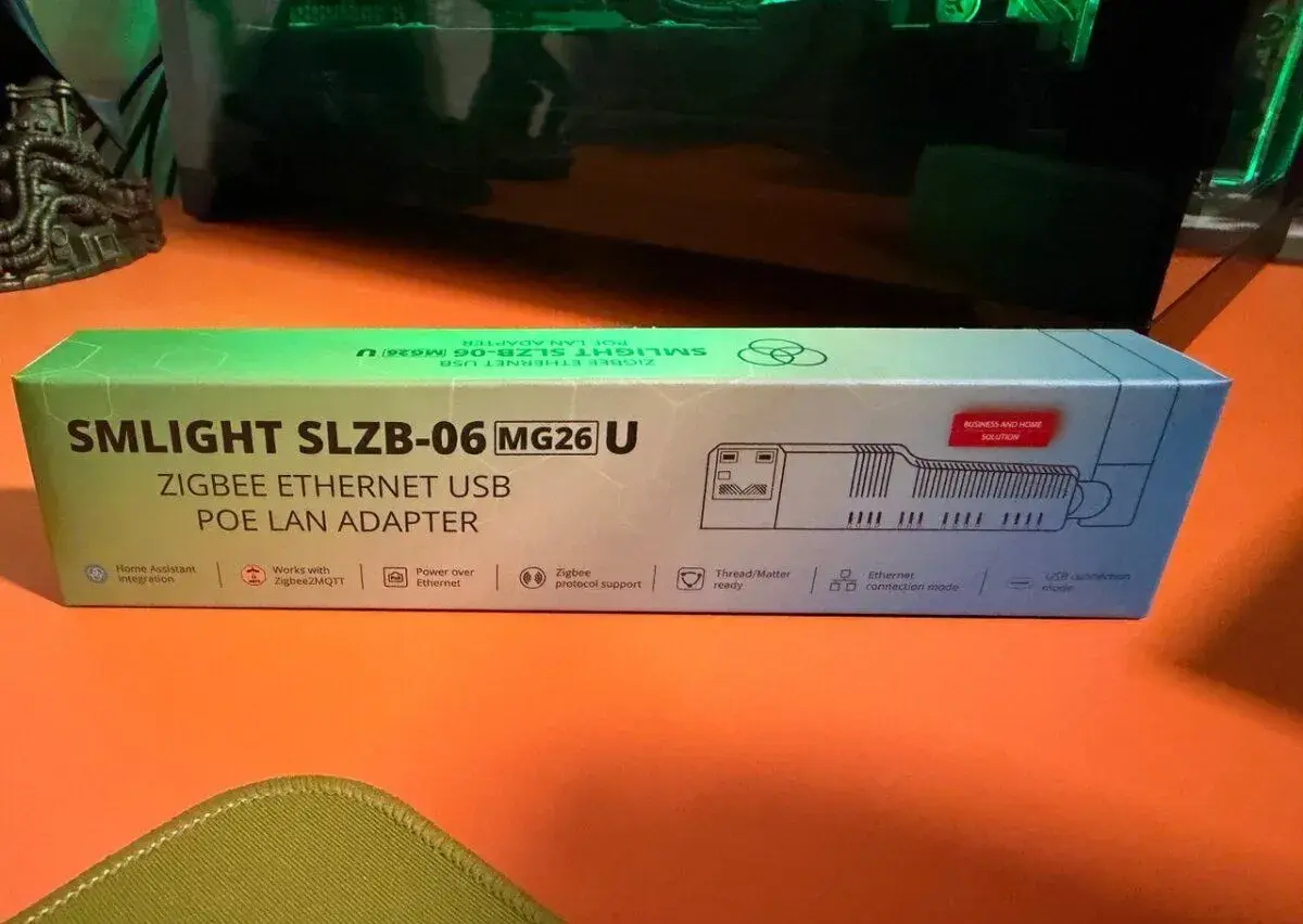 PoE Zigbee adaptér SMLIGHT SLZB-06Mg26U