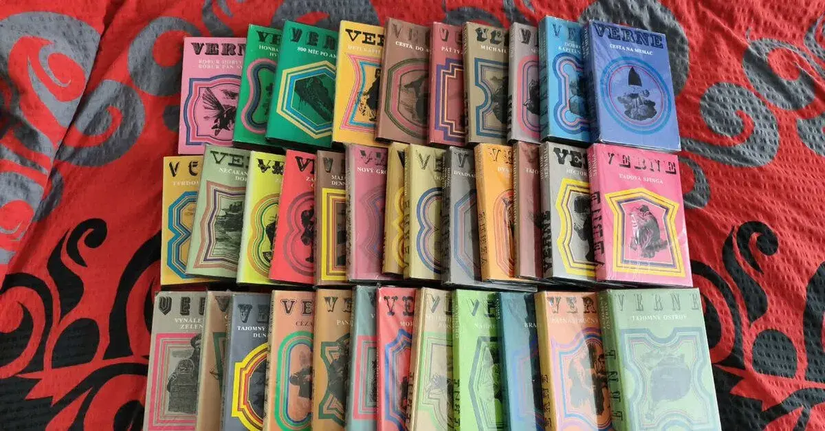 Jules Verne komplet 35 knih slovenský jazyk