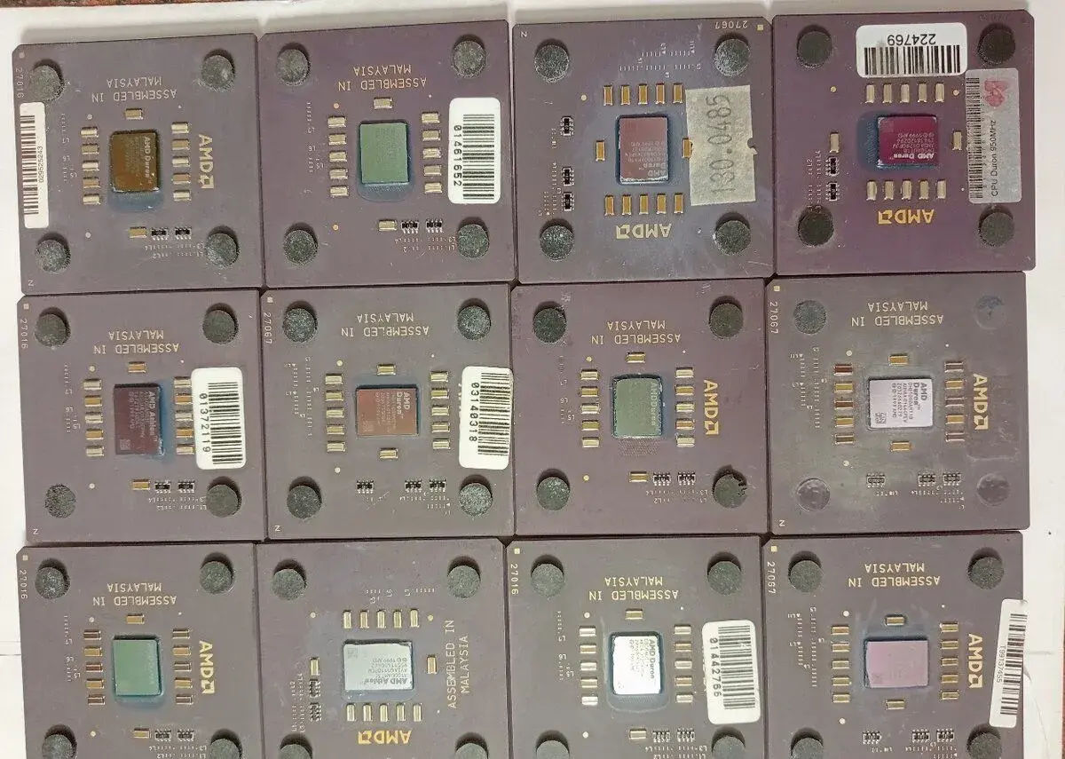 AMD Duron +AMD Athlon