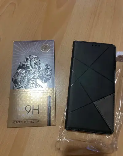 Nové čierne púzdro a tvrdené sklo na Samsung Galaxy A51 4G