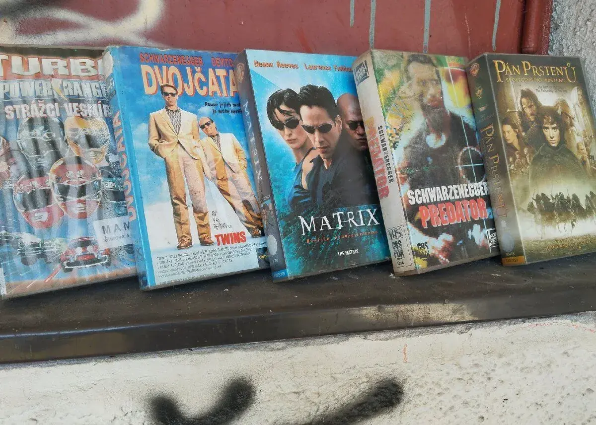 Videokazety rôzne filmy VHS