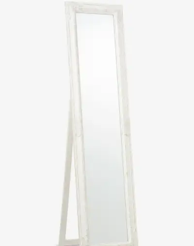 Stojace zrkadlo JYSK Nordborg (40 × 160 cm) – biele