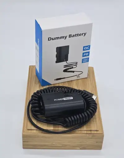 Powertrust dummy batéria LP-E6 s USB-C