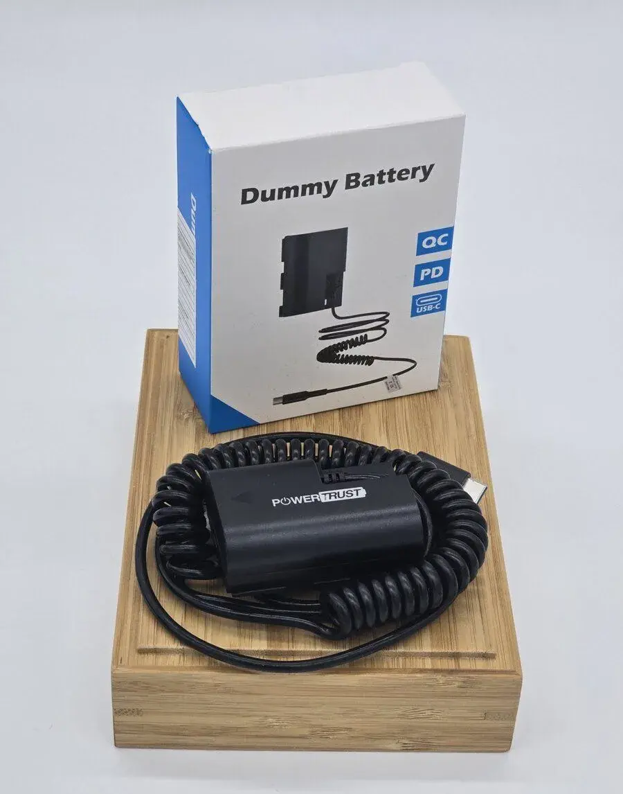 Powertrust dummy batéria LP-E6 s USB-C
