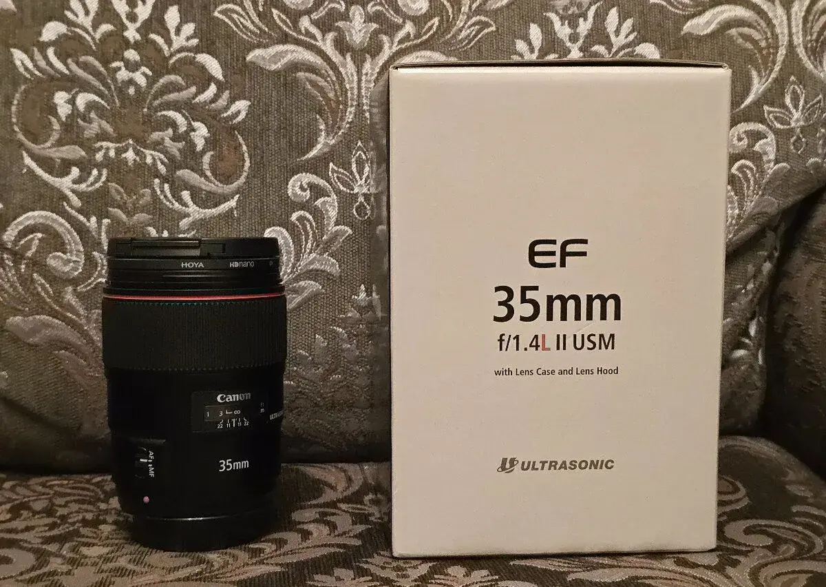 Canon EF 35mm f/1.4L II USM (Stav nového kusu)