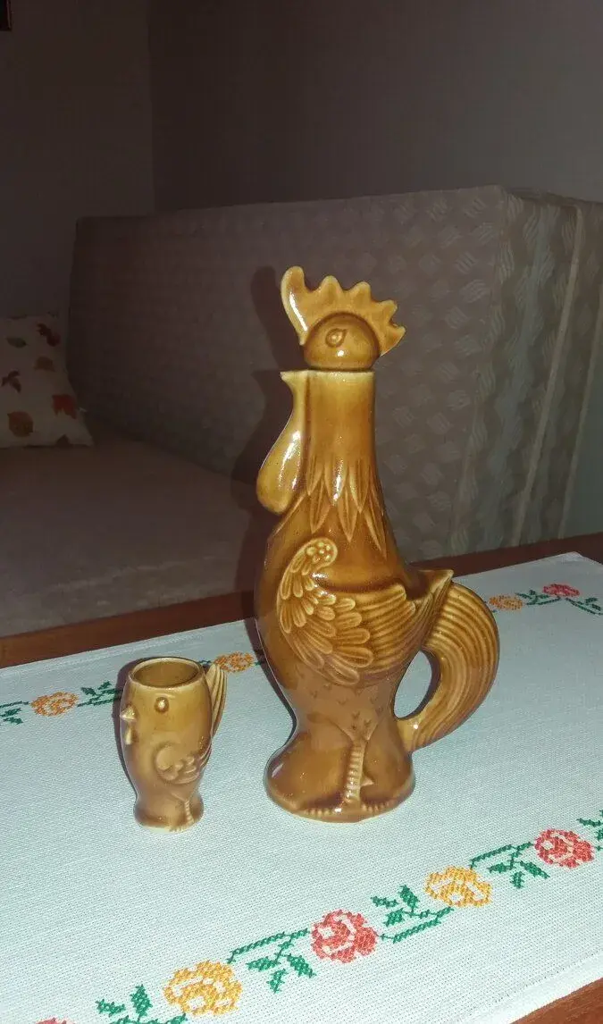 Retro keramické sady na alkohol